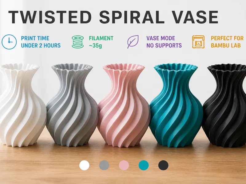 Helix Flow Vase