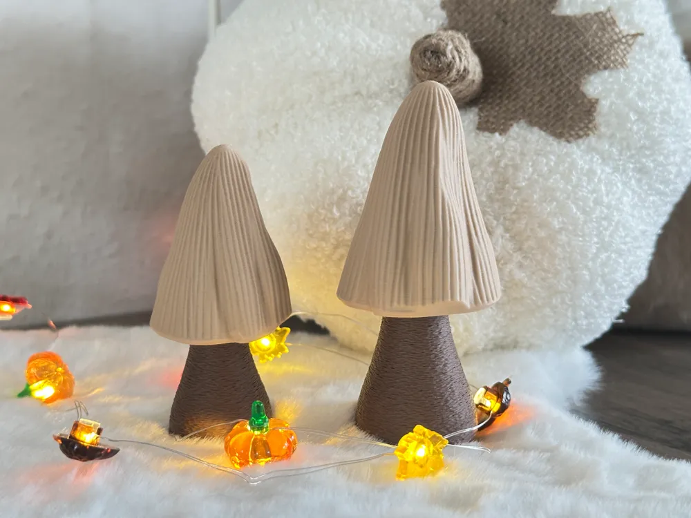 Accesorio para impresora 3D: Autumn Mushrooms Herbstliche Pilze. Referencia del modelo original.