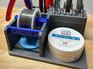 Pro Solder Station: Spool Holder & Tip Dock