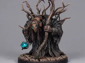 The Bog Witch - Valheim 3D Print Miniture Figure