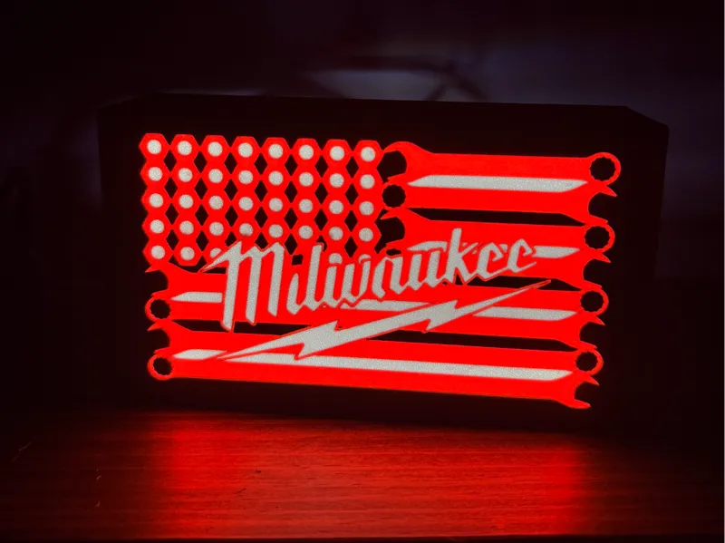 Milwaukee Wrench Lightbox