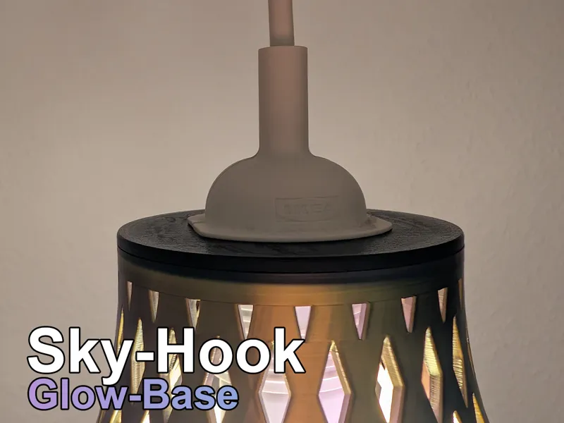 "Sky-Hook" - IKEA Hemma Adapter for Glow-Base