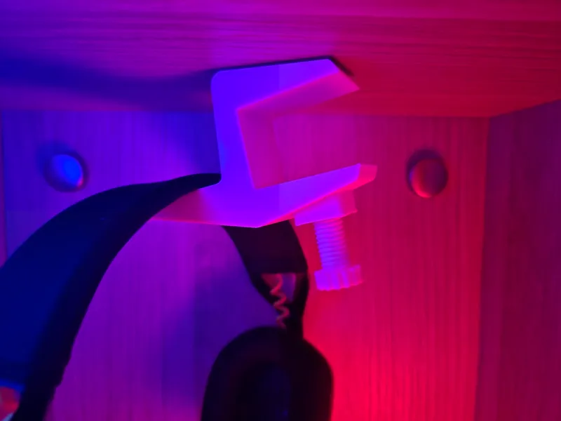 Space-Saving Headphone Hook