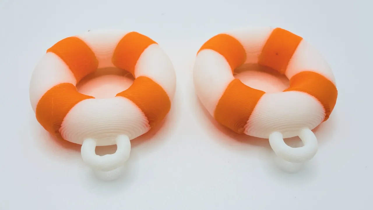 Summer Lifebuoy Earrings view 3