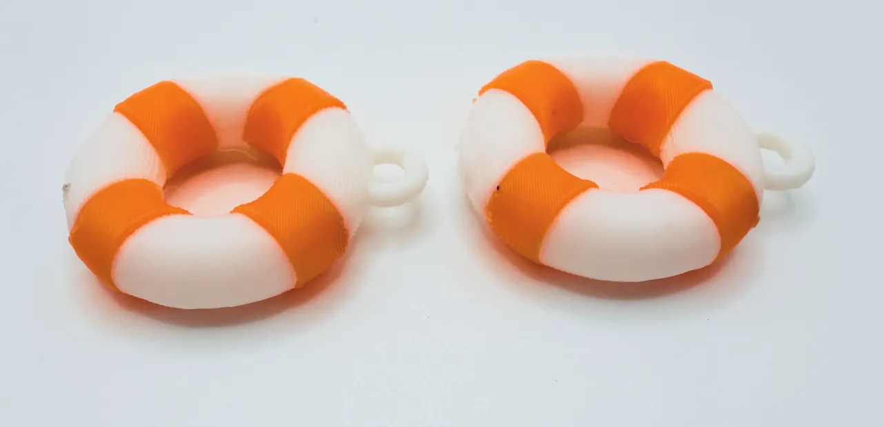 Summer Lifebuoy Earrings view 4