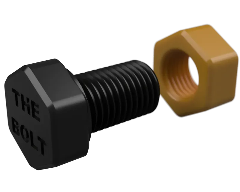 THE BOLT - a huge bolt and nut fidget toy