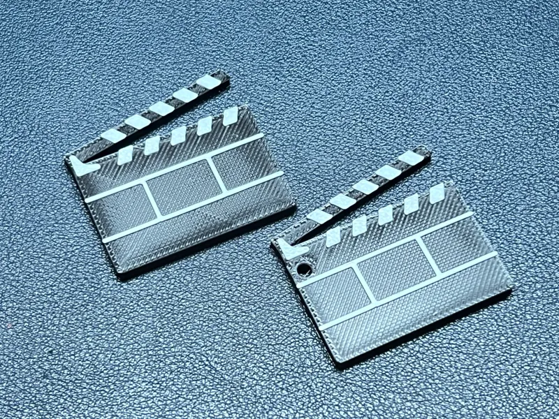 Tiny Clapperboard Charm/keychain