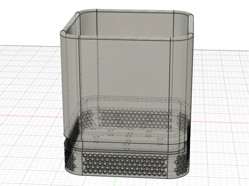 Square flowerpot