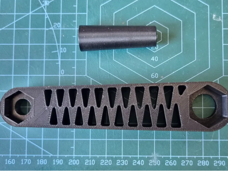 Custom crank for M14 & M10 screw