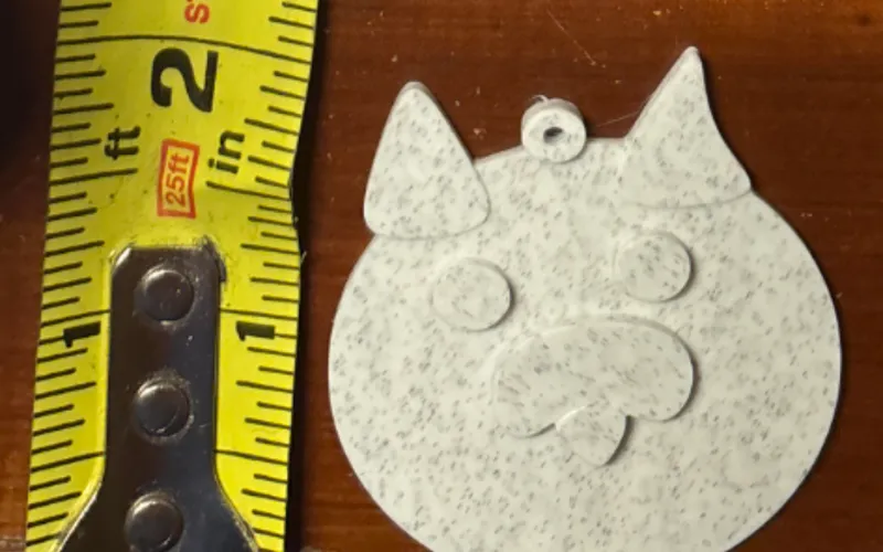 Cute Dog Ornament, works on all 3d printers(tree)