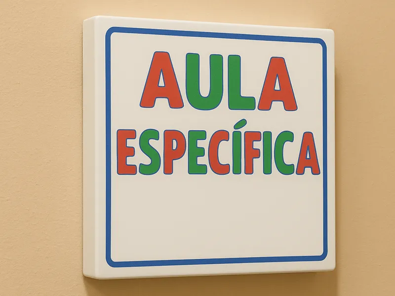 LAMPARA LED AULA ESPECÍFICA - SOLO TEXTO