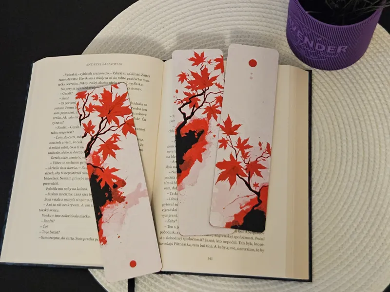 Autumn theme bookmarks