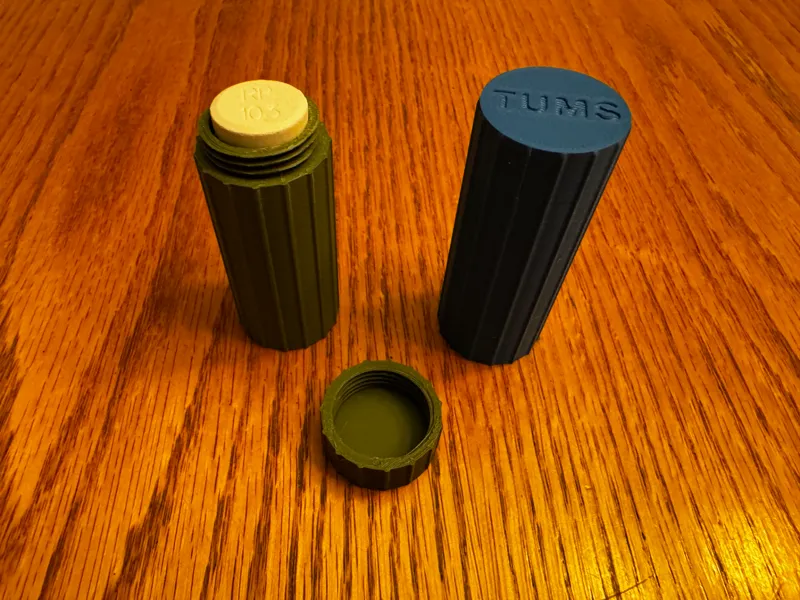 Travel Tums Container