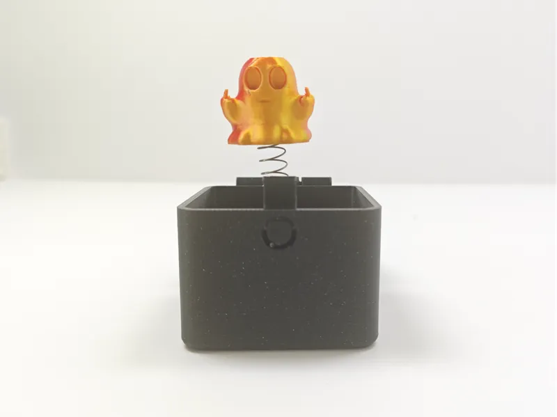 Halloween button pop open box 