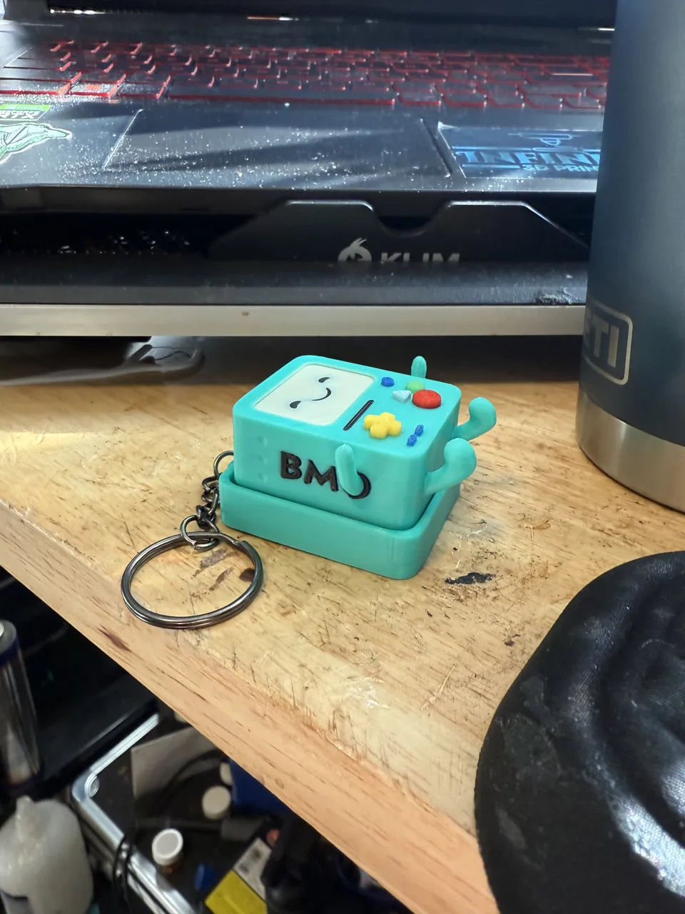 ADVENTURE TIME BMO CLICKER - FIDGET KEYCHAIN view 3