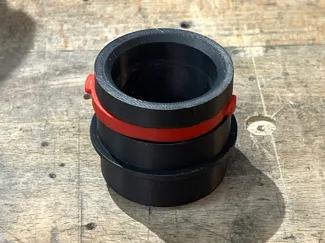 Bosch C35 male to conical 35mm hose adapter