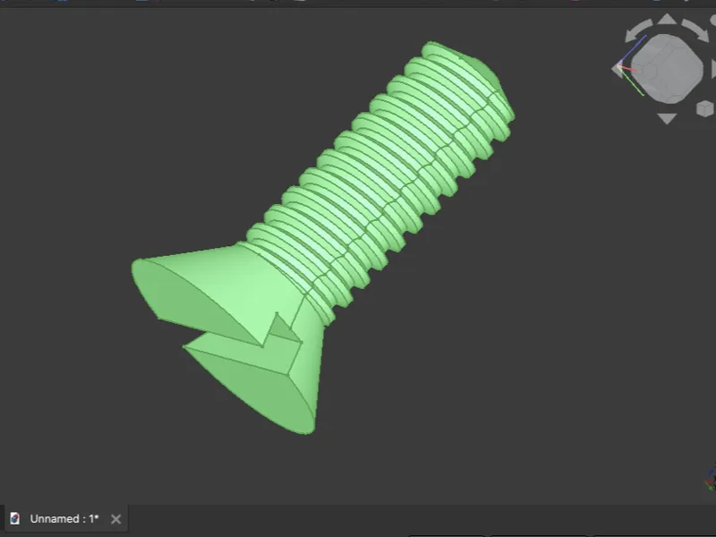 1/4 20 taper head screw 15mm