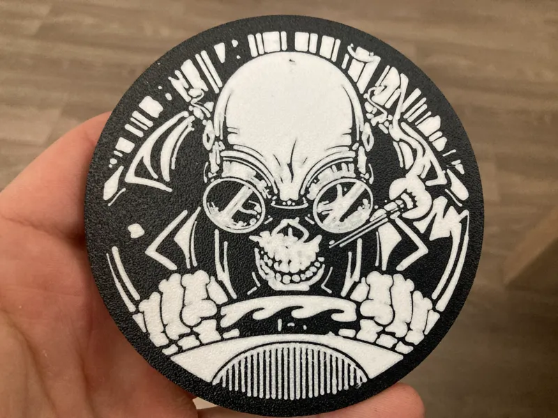 Skull driver coaster
