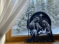 Silhouette de la Nativité — décoration de Noël — photo 2