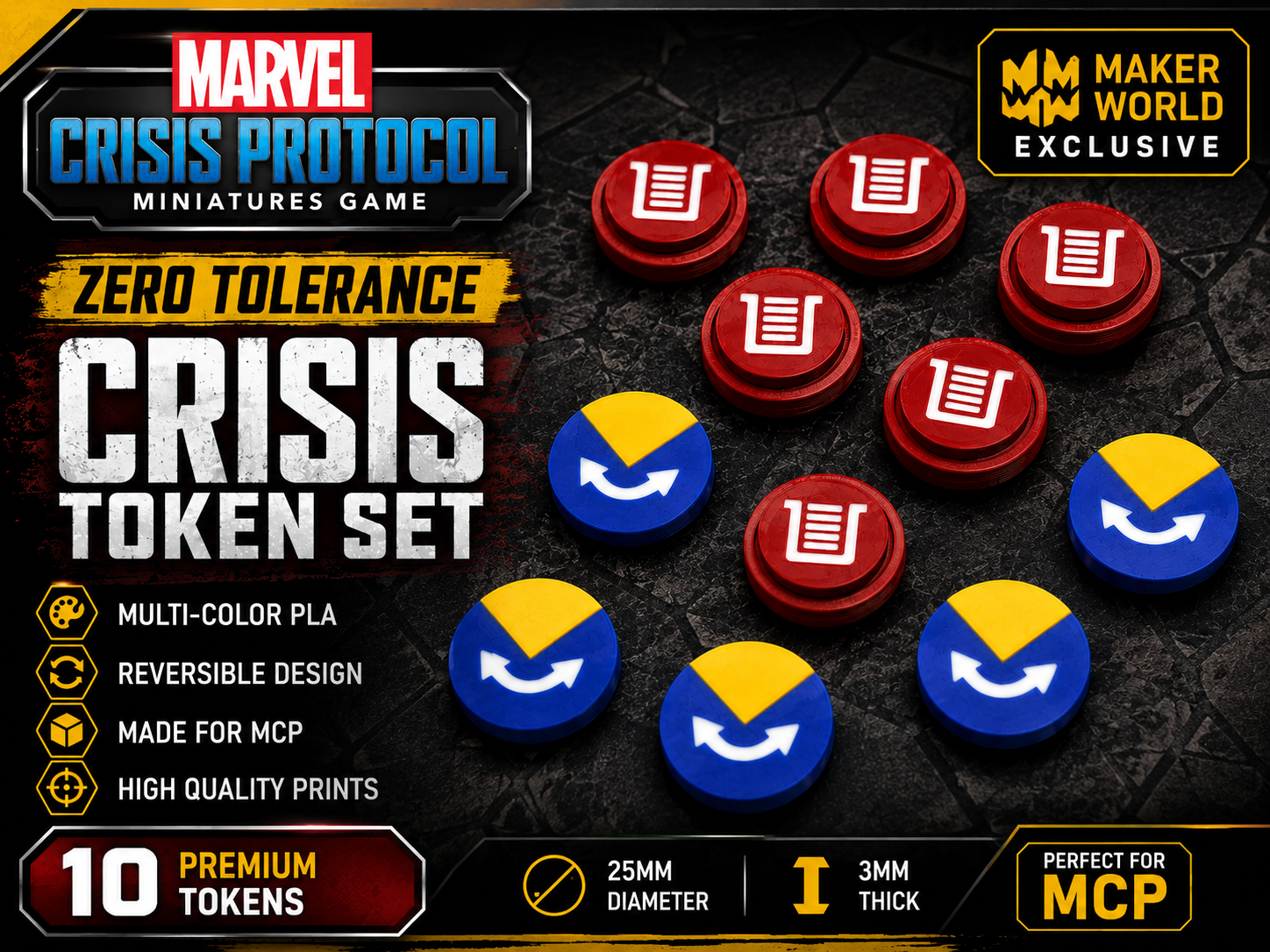 Zero Tolerance Crisis Tokens (source and zone)