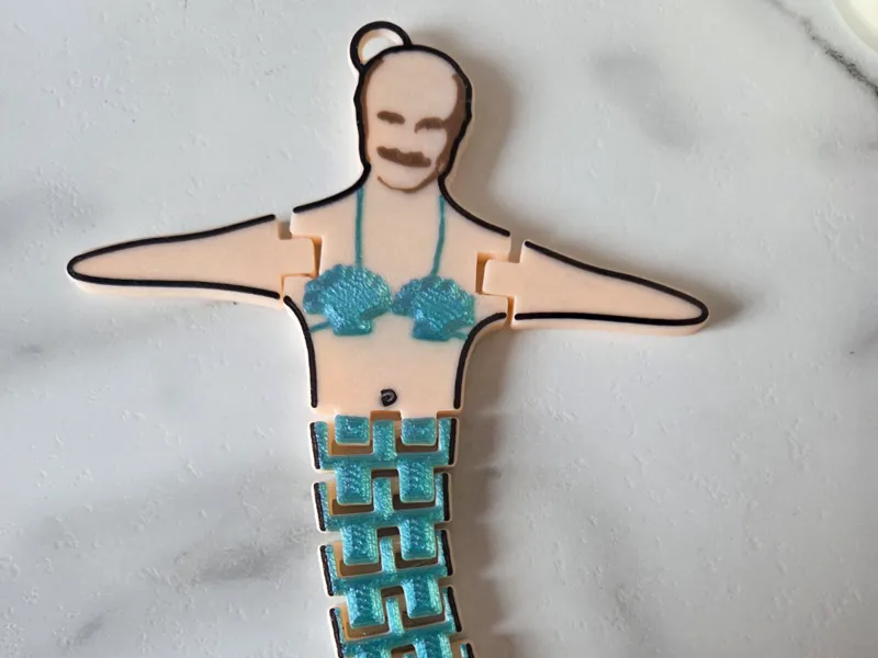 Dr. Phil Merman Keychain