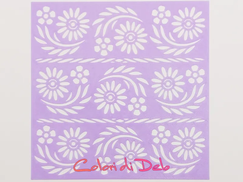 Stencil per polymer clay