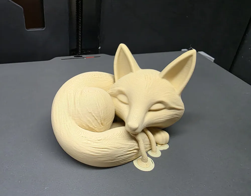 Sleeping Fox 1 - Free 3D Print Model - MakerWorld
