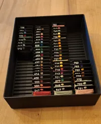 Nähgarnbox für 92 Einsätze