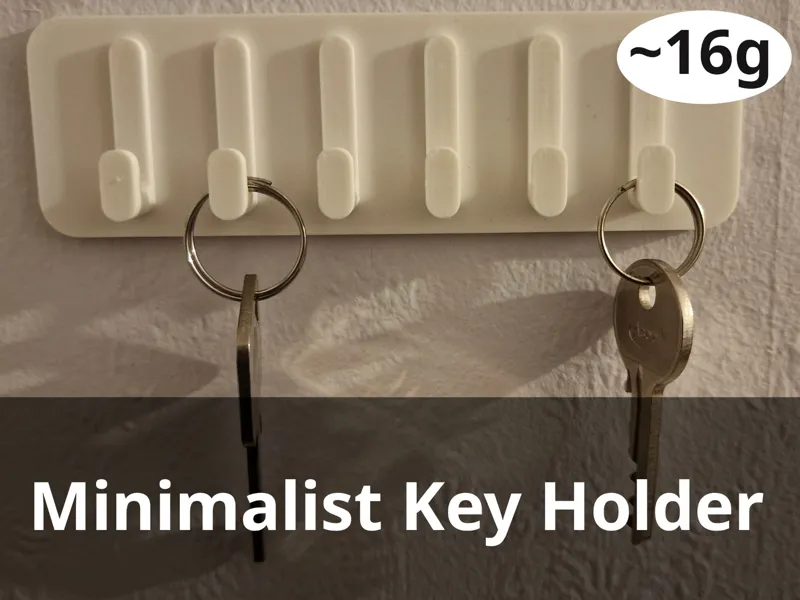 Minimalist Wall Mounted Key Holder