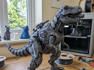 Mecha T-Rex Mecánico 