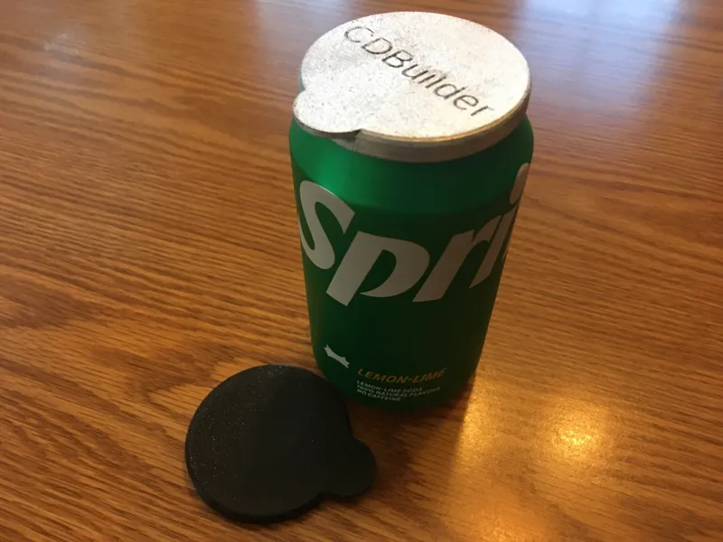 Customizable Soda Can Lid