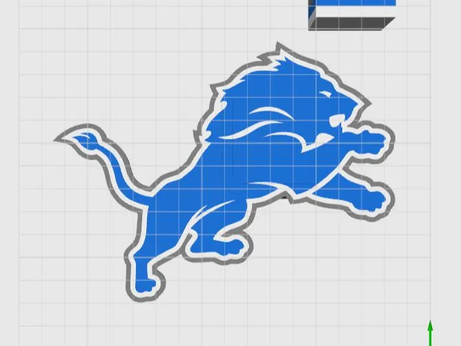 DETROIT LIONS - 2" HITCH COVER