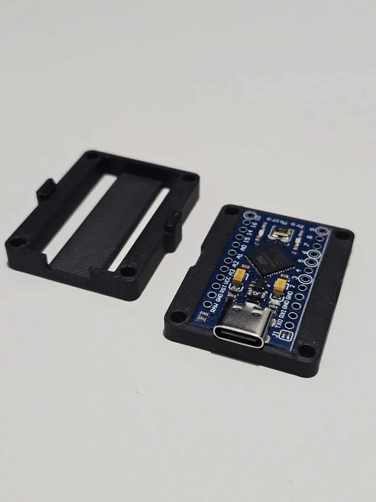 Snap For Arduino Arduino Pro Micro Snap Fit Case Housing Mount - Free 3D Print Model ...