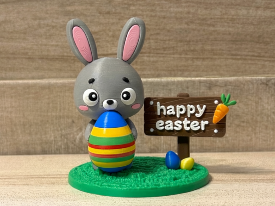 Miniatura 1 do modelo 3D Happy easter_No AMS_Multi-part
