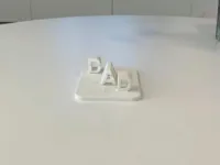 Best Dad | Single Color | 0.2mm