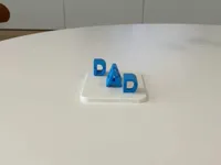 Best Dad | Multi Color | 0.2mm
