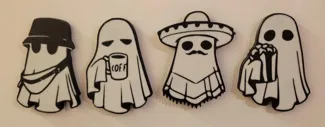 Fun Ghost Fridge Magnets