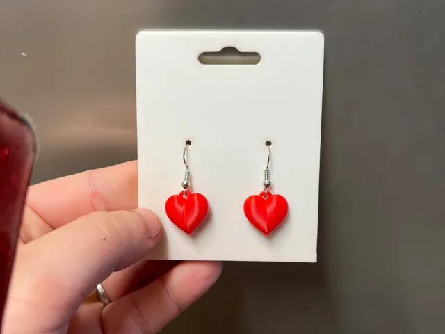heart earrings