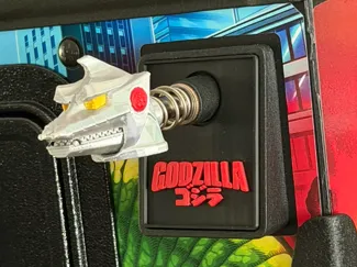 Godzilla pinball plunger cover plate