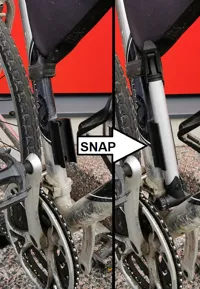 Support à clip pour pompe à vélo — photo 3