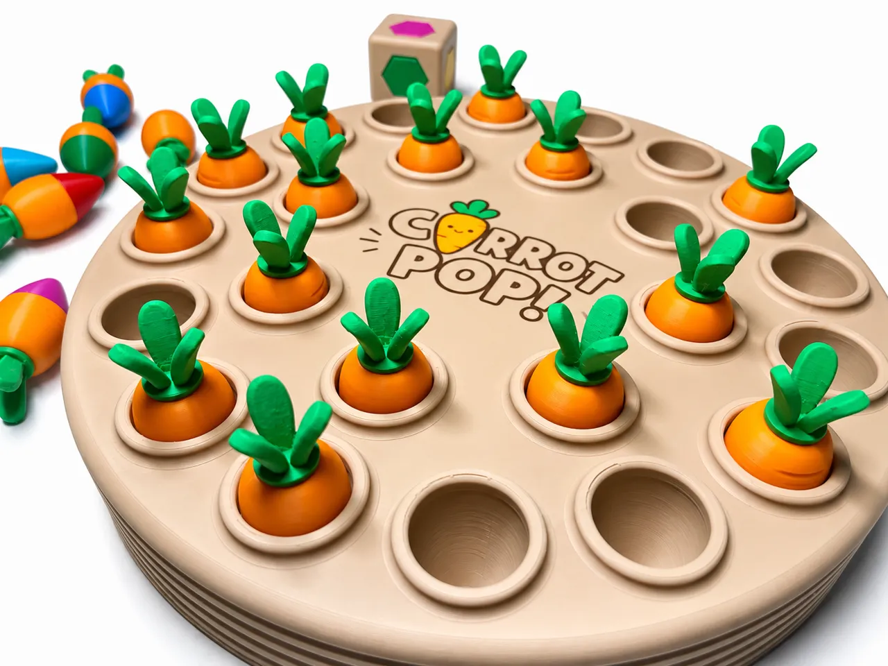 Carrot Pop! Memory Board Game view 2