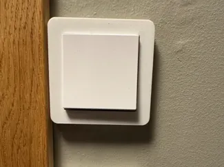 Narrow frame from schneider light switch