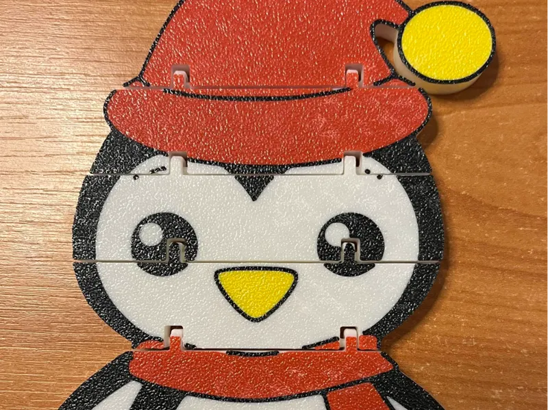 Cute flexible penguin