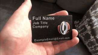 NFC Spinning Logo Business Card