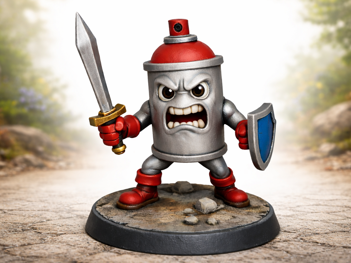 Angry Can – DnD Miniatur Krieger