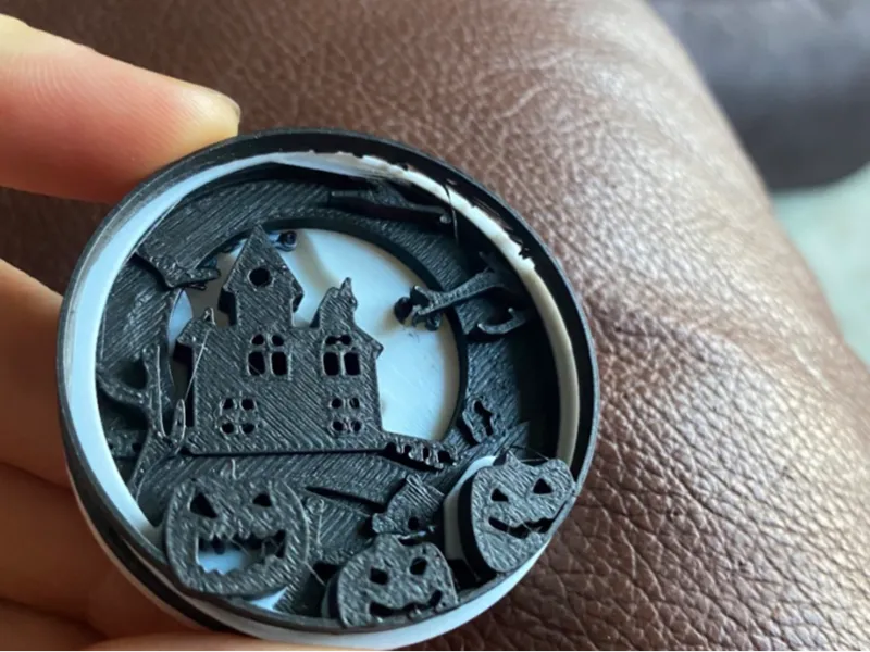 3d Multi Layered Haunted House Artworks 