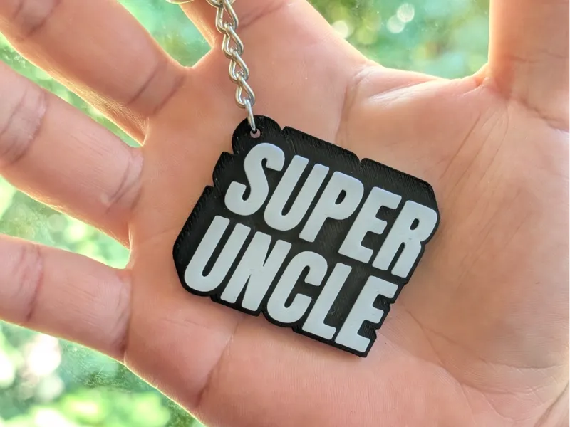 Super Uncle - Keychain