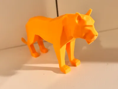 Stripes the Low Poly Tiger