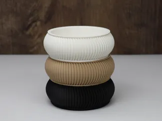 Curved Stackable Storage Tray