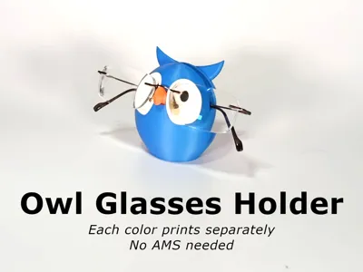 Owl Glasses Holder | Printable separately